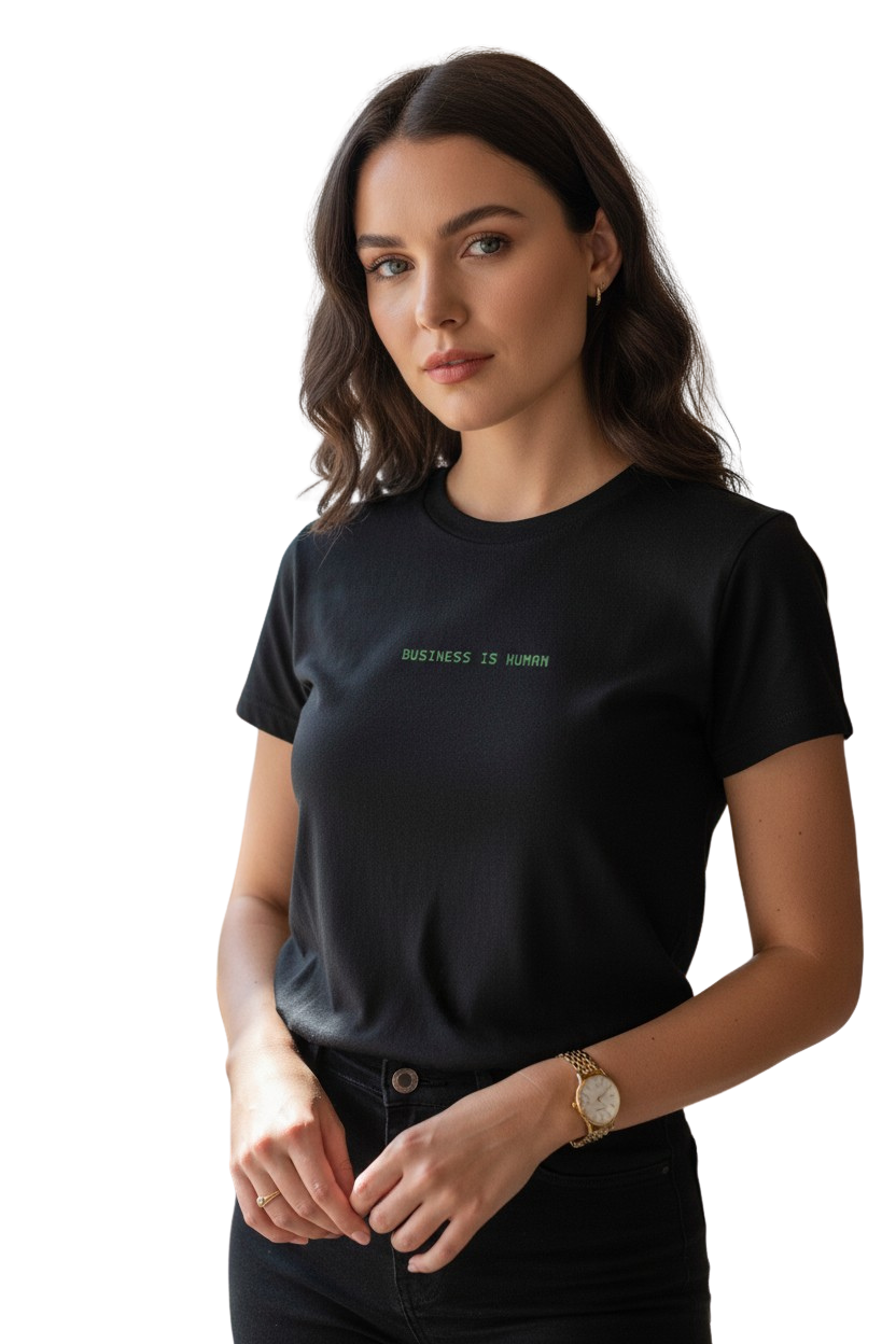 The "Business Is Human" Tee (Black)